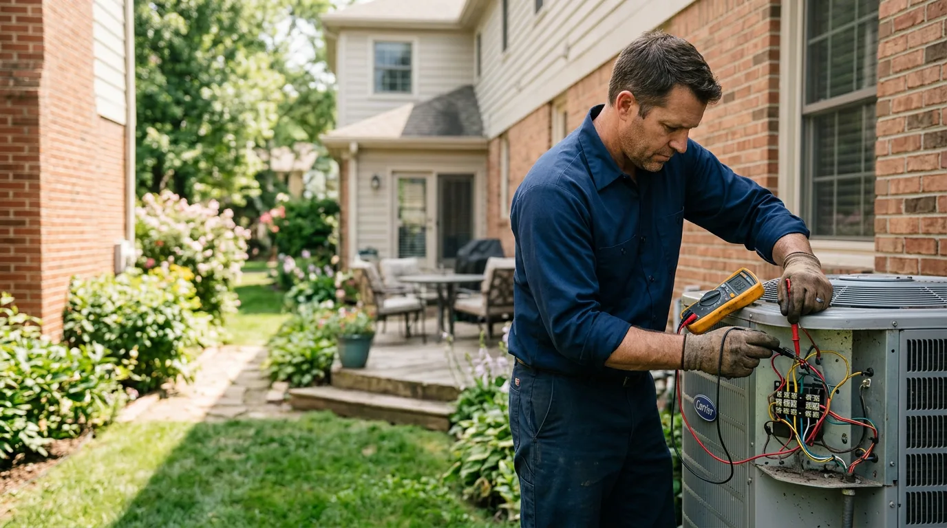 HVAC technician working near Brigham City, UT